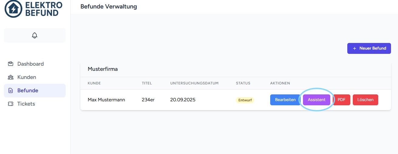 Befund-Assistent